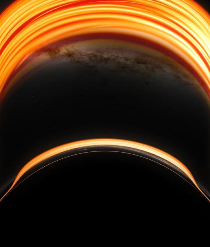 La supercomputadora de la NASA revela cómo se ve caer en un agujero negro en un video alucinante
