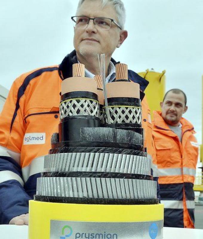 Aude: entregado un cable XXL de 24 kilómetros para aerogeneradores flotantes experimentales