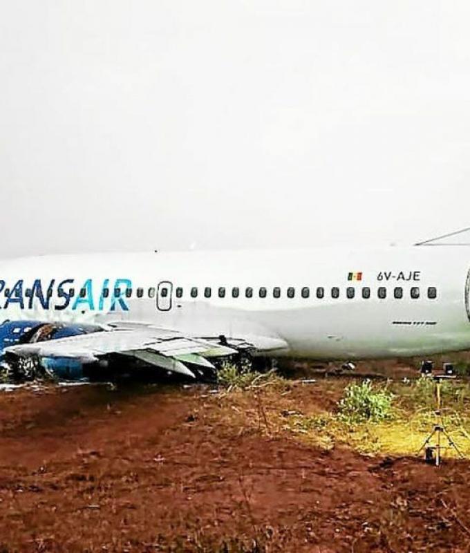 En Senegal, once heridos en el accidente del Boeing: cierre del aeropuerto de Dakar