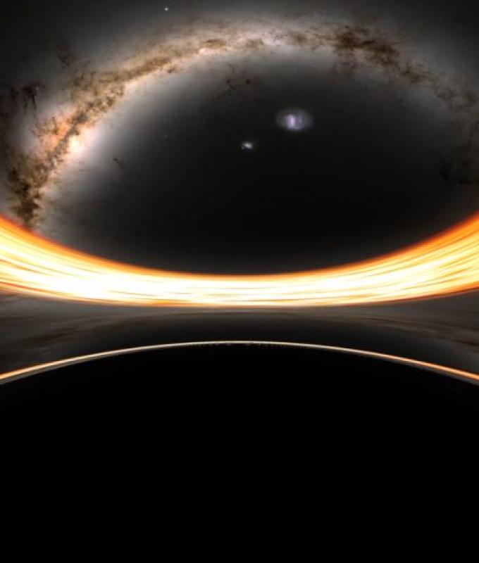 La muerte por un agujero negro parece absolutamente impresionante