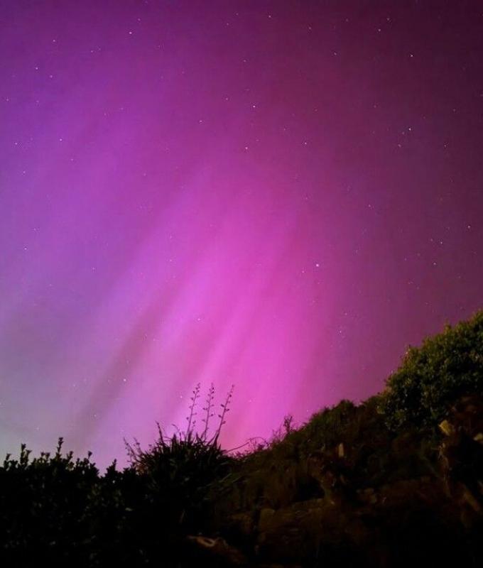 EN IMÁGENES, EN FOTOS. Magníficas auroras boreales observadas en el cielo de Cotentin