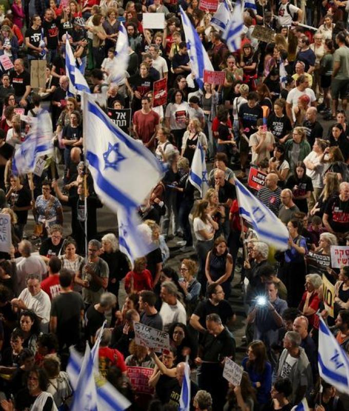 Protestas en Israel para exigir la liberación de rehenes