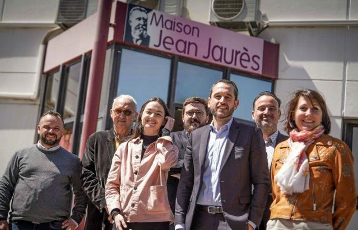 Con Chloé Ridel y Pierre Jouvet, los socialistas haciendo campaña en Gard para las elecciones europeas