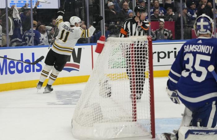 Bruins 4-Hojas de arce 2 | Los Leafs (todavía) están en problemas