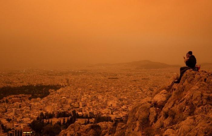 Grecia golpeada por un nuevo episodio de nubes de polvo del Sahara