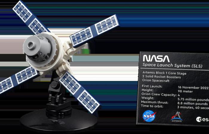 Se revela el sistema de lanzamiento espacial Artemis de la NASA LEGO 10341