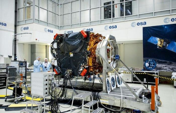 Defensa contra asteroides: la sonda Hera se prepara para emprender un viaje de 11 millones de kilómetros