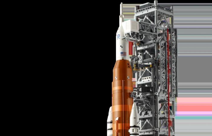 Se revela el sistema de lanzamiento espacial Artemis de la NASA LEGO 10341