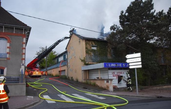 Dos incendios nocturnos en los alrededores de Montluçon: en la antigua clínica Saint-Jean y en una fábrica en desuso