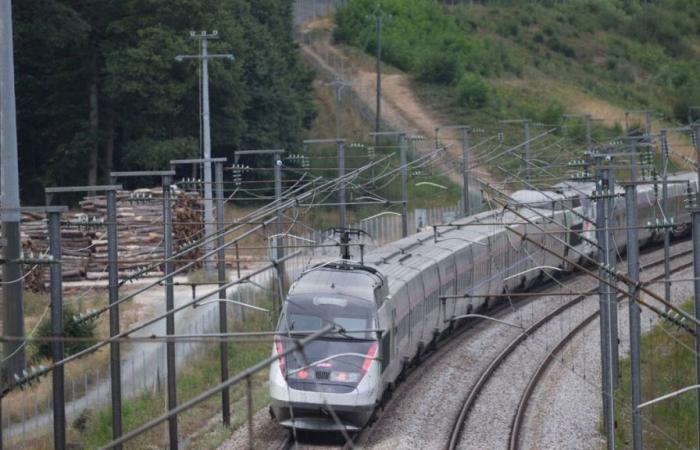 La línea de alta velocidad entre París y el este de Francia se queda sin electricidad, lo que provoca una serie de retrasos