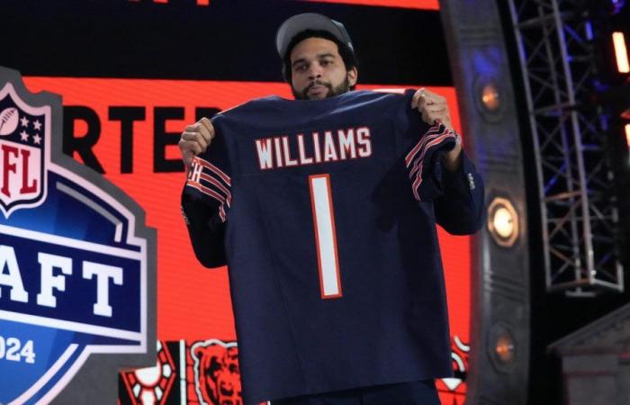NFL-Draft 2024: Los Chicago Bears ganan a Caleb Williams