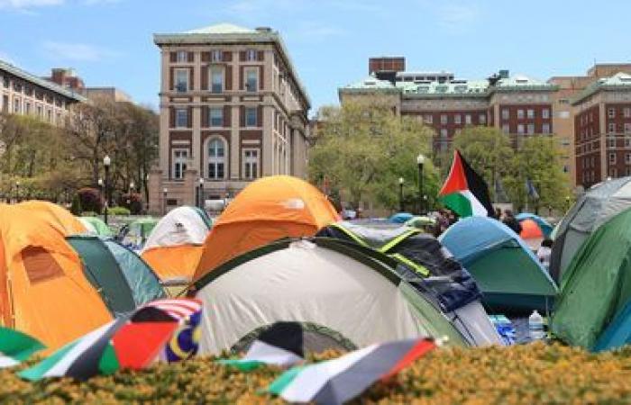 La Universidad Americana de Columbia pospone la evacuación del campus ocupado por estudiantes propalestinos