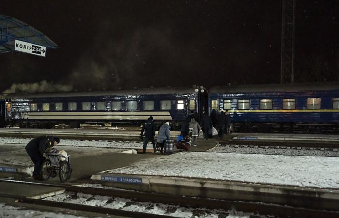 Moscú dice que chocó contra un tren cargado con armas occidentales