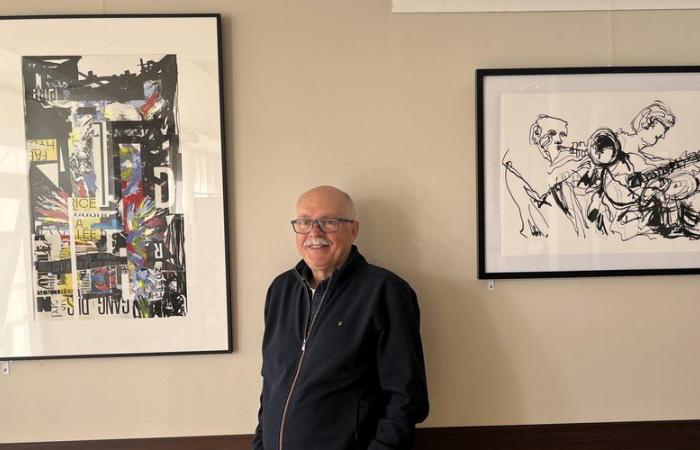 Auch: cuando el pintor Alain Cantarutti expone sus cuadros en su antiguo instituto