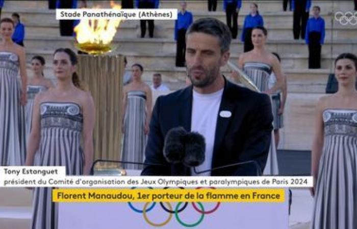 Florent Manaudou será el primer portador de la llama olímpica en suelo francés