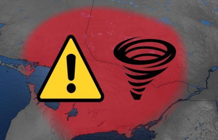 Vigilancia de tornado vigente en Quebec, consulte los sectores afectados