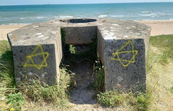 Tagged Estrellas de David descubiertas en sitios históricos de Normandía