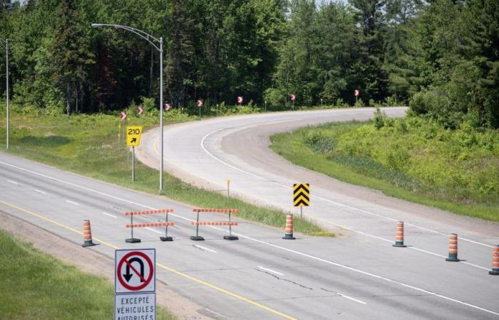 La autopista 40 sigue parcialmente cerrada en Trois-Rivières