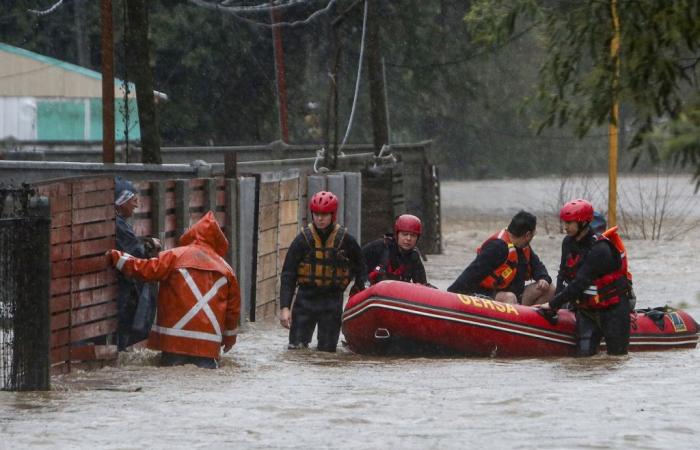 El mal tiempo deja un muerto y más de 4.000 afectados en Chile