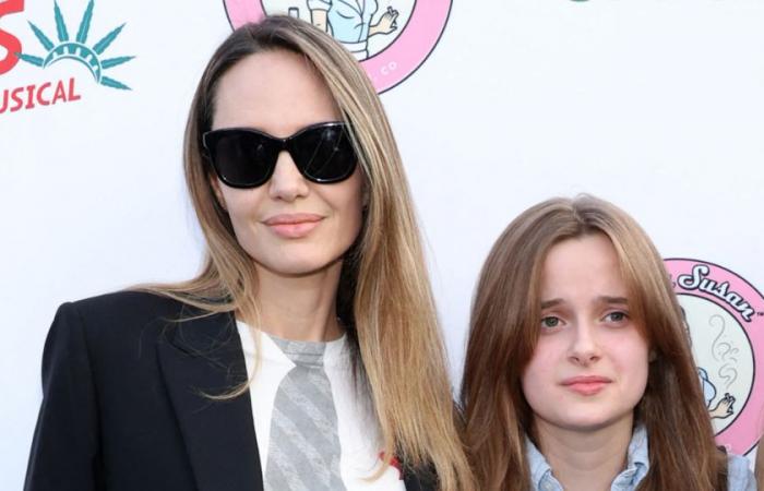 Angelina Jolie aparece muy unida a su hija durante la producción de “The Outsiders”
