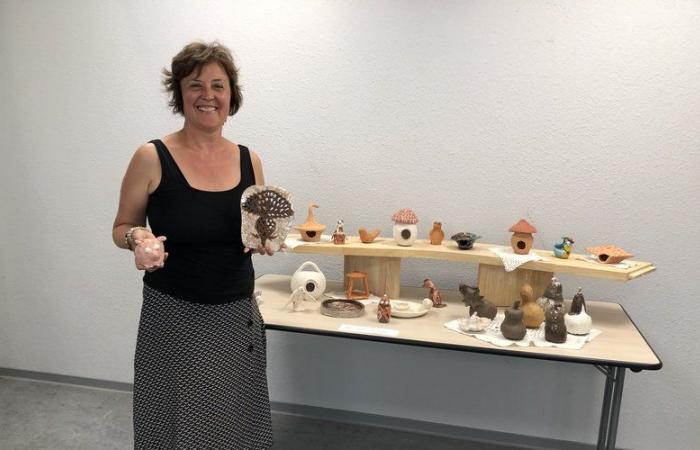 Sophie Caizergues expone y comparte su pasión por la cerámica en Saint-Affrique