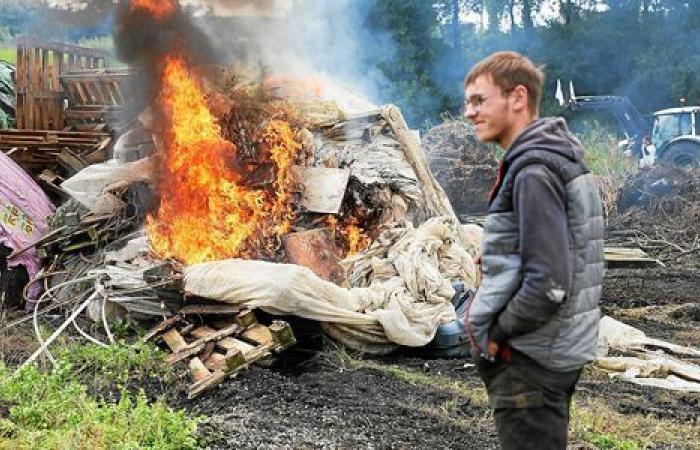 EN VIVO – Manifestación agrícola en Guingamp: el tráfico paralizado en Kernilien, un incendio encendido