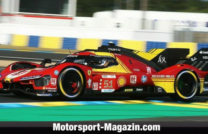 24 horas de Le Mans heute – Fase de inicio: Ferrari toma la carretera, BMW cae antes de que se produzca un accidente