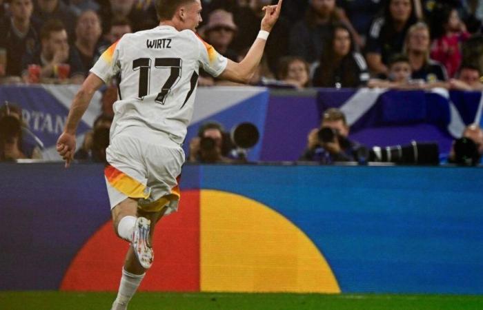 Euro 2024: vídeo del primer gol de la competición, marcado por el prodigio alemán Florian Wirtz