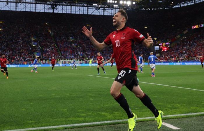 Euro-2024: Goleador tras 23 segundos de juego contra Italia, el albanés Bajrami bate el récord del gol más rápido en una Eurocopa