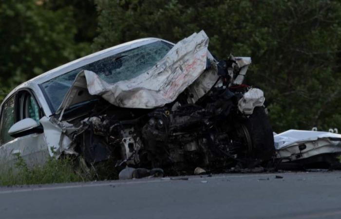 [PHOTOS] Grave accidente en Beauce: un cincuentón en estado crítico en Frampton
