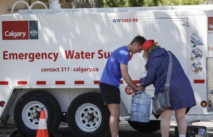 Calgary en estado de emergencia por falta de agua