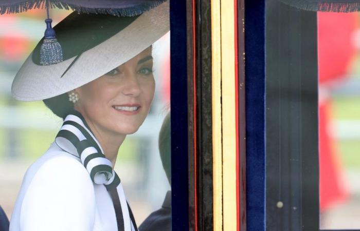 Kate Middleton hace su primera aparición real desde que le diagnosticaron cáncer en Trooping the Color 2024