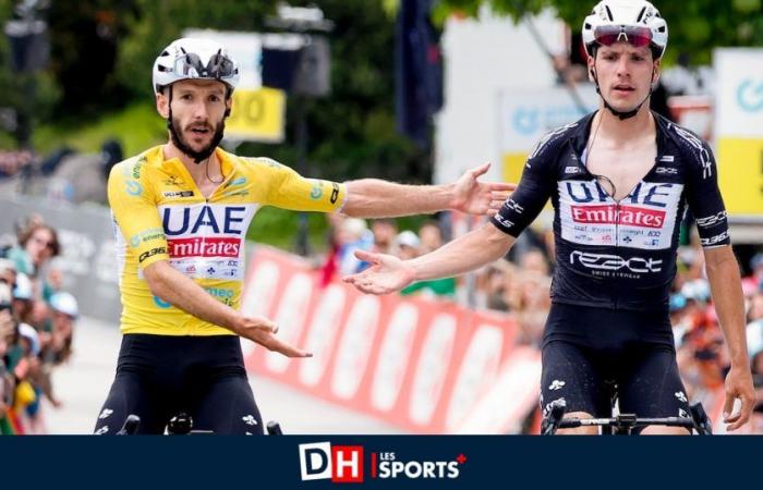 Ganador del Tour de Suiza, Adam Yates ve a su compañero Almeida ganar la clasificación general