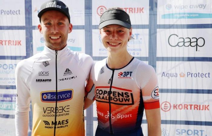 Dolblije Sven Vandenbroucke pakt tweede triatlonzege van het seizoen: “Ik wist dat ik op dit cours het verschil kon maken” (Brujas)