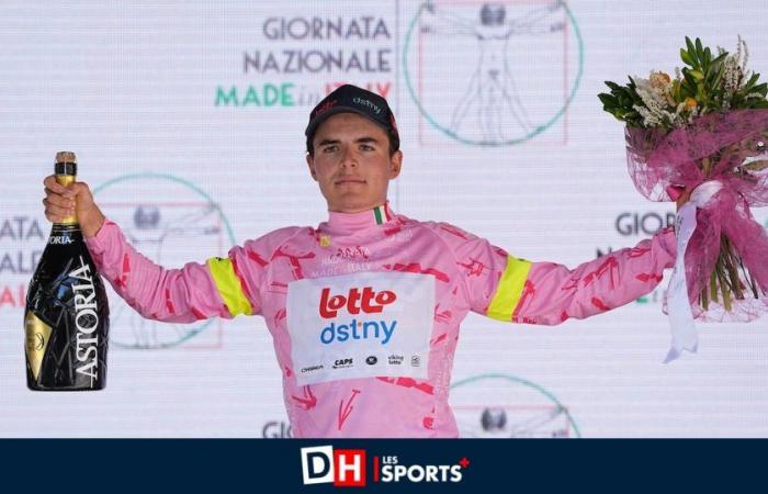 El gran talento Jarno Widar hace historia al convertirse en el primer belga en ganar la clasificación final del Giro Espoirs