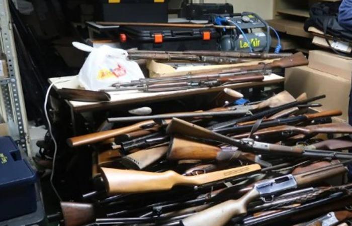 condenado por posesión de unas sesenta armas encontradas en su casa