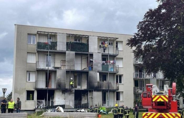 Un apartamento completamente destruido por un incendio en Saint-Brieuc, sin heridos
