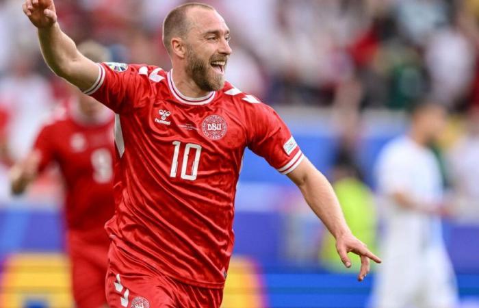 Eslovenia – Dinamarca: tres años después de su infarto, Christian Eriksen es el primer goleador danés