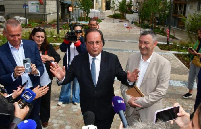 François Hollande, detrás de escena de un regreso sorpresa