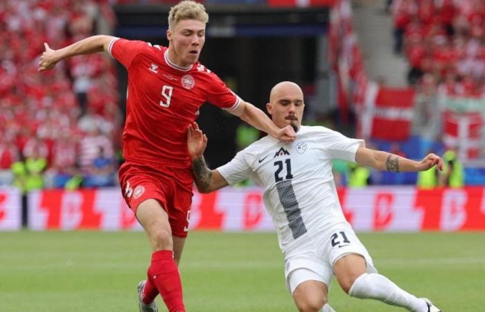 EURO 2024 | Dinamarca obligada a compartir puntos con Eslovenia (1-1)