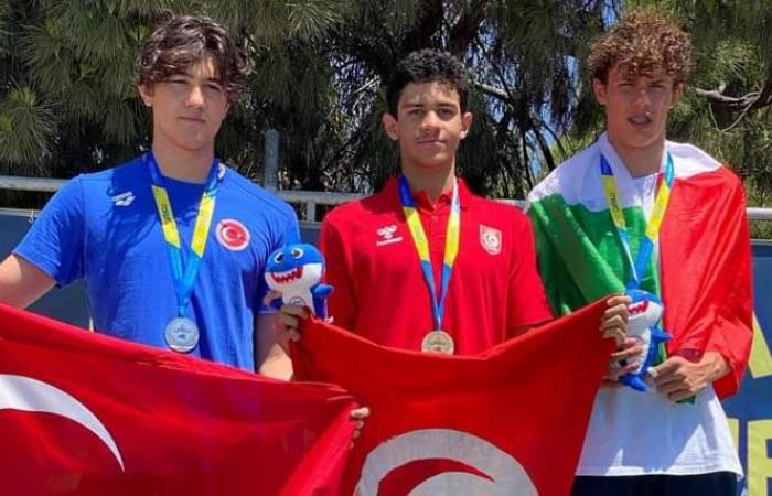 Natación tunecina: 3 medallas de oro para Rahmouni y Jaouadi este domingo