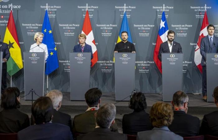 La declaración final de la cumbre de Bürgenstock apoyada por 84 países e instituciones, pero sin los BRICS – rts.ch