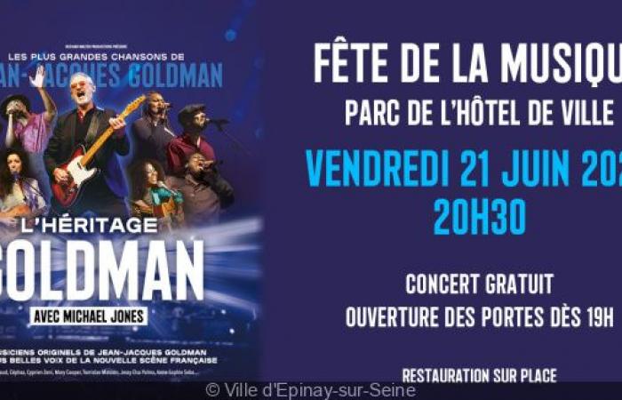 Festival de Música 2024 en Epinay-sur-Seine (93), concierto de grandes títulos de Jean-Jacques Goldman