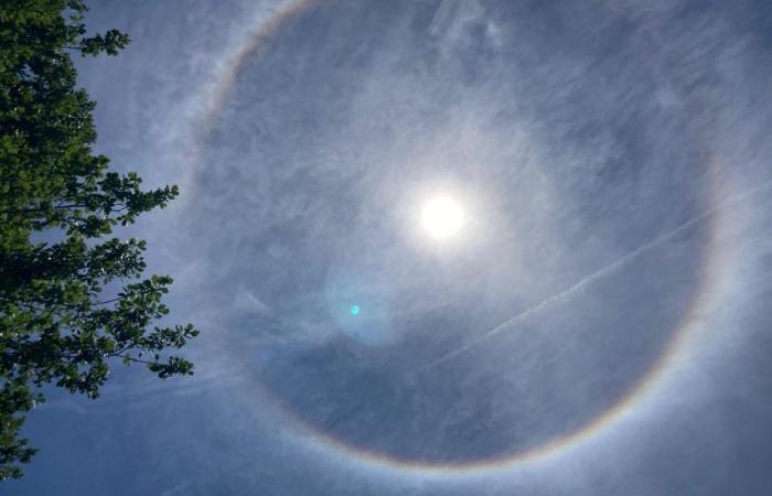 Explicamos el fenómeno del halo solar observado este domingo en Isère