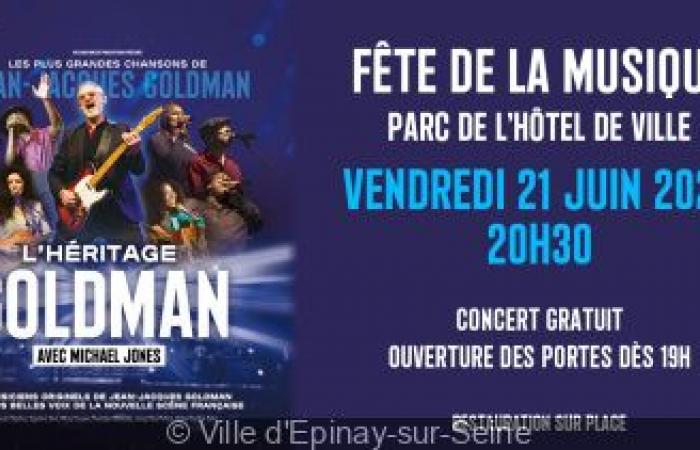 Festival de Música 2024 en Epinay-sur-Seine (93), concierto de grandes títulos de Jean-Jacques Goldman