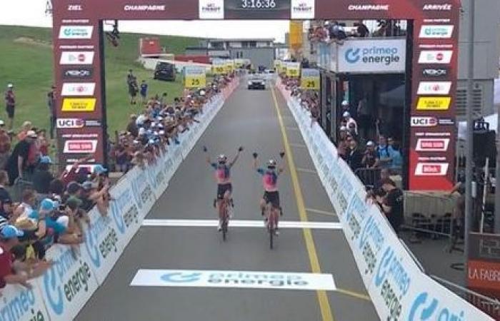 Tour de Suiza femenino: Bradbury gana la 3.ª etapa en Champaña