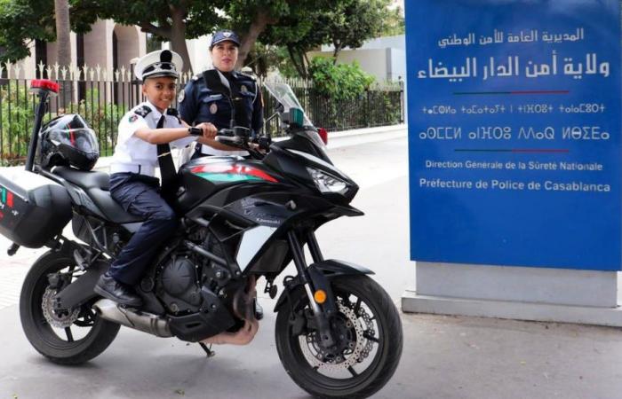 Casablanca: la jefatura de policía hace realidad el sueño del pequeño Abdelhamid
