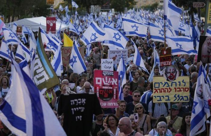 Miles de manifestantes en las calles contra las políticas de Benjamin Netanyahu