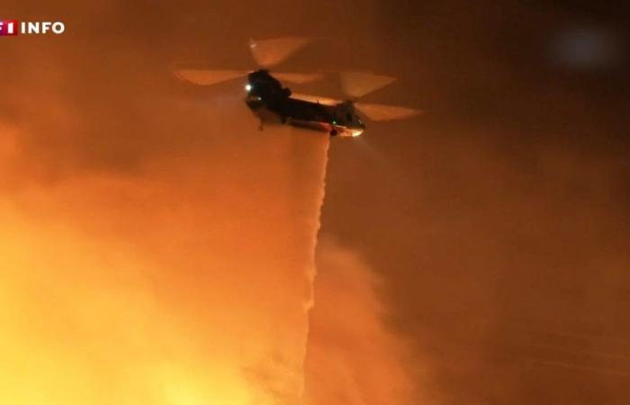 Coches calcinados, autopista rodeada de llamas… Imágenes del gigantesco incendio cerca de Los Ángeles