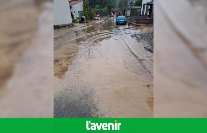 Inundaciones en Hannut: “La mitad de los pueblos de Hannut afectados por el agua”, este martes por la tarde